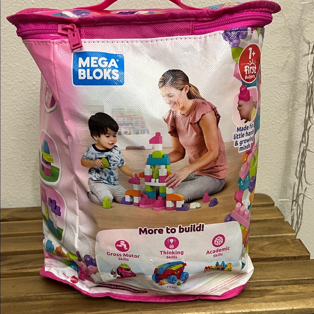 Mega Bloks First Builders Big Building Bag - Pink